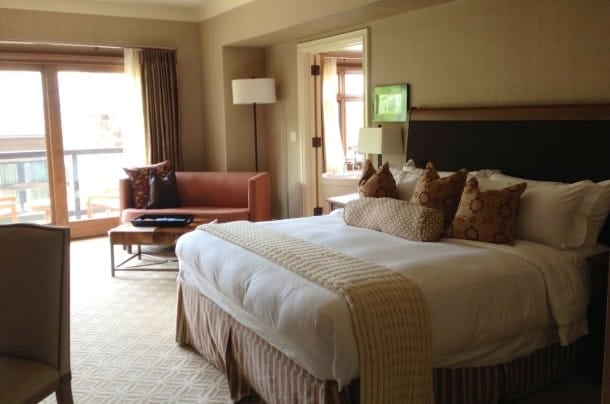 St. Regis Deer Valley suite bedroom