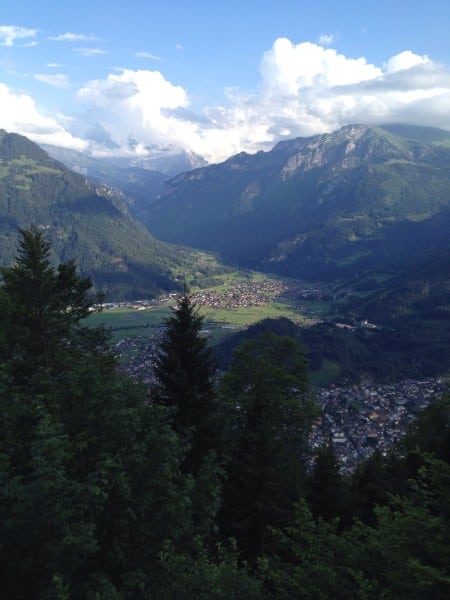 View from Harder Kulm, Interlaken's 