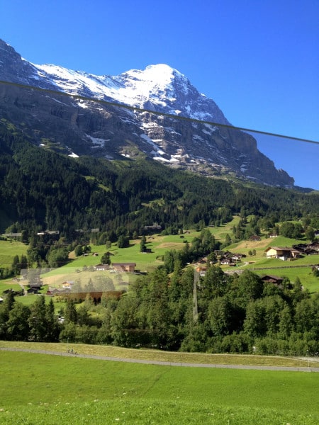 View from the Jungfraujochbahn
