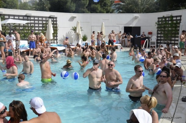 Las Vegas Pool with dudes