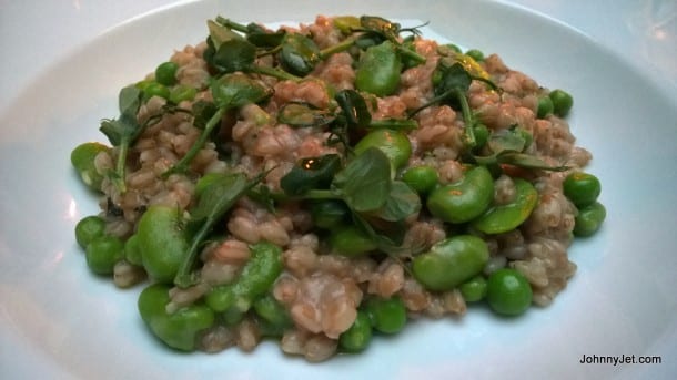 Rosewood London's Spelt  risotto