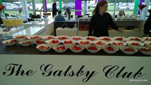 Strawberries and Cream at The Gatsby Club