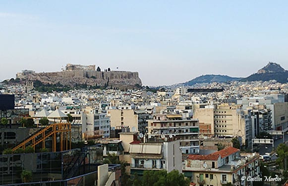 A perfect Acropolis view from my room at Athenaeum InterContinental