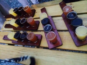 Popular craft beer flights