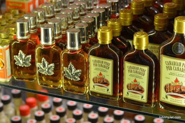 Canadian maple syrup from The Fairmont Chateau Lake Louise store