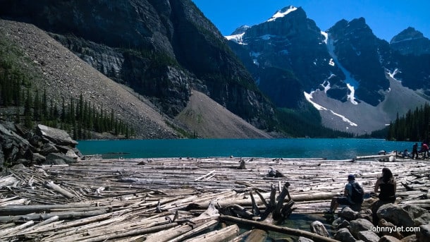 Moraine Lake in Alberta, Canada