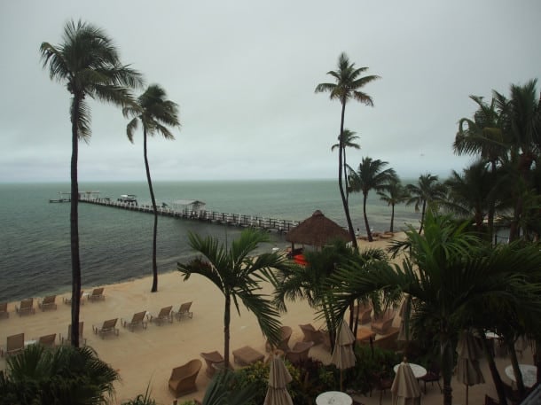 Pier and beach from my Cheeca room