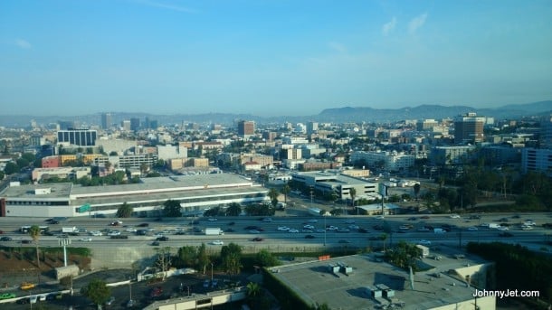 View from 19th floor of Residence Inn L.A. LIVE