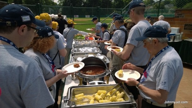 Tauck Events catered lunch at Double Field in Cooperstown