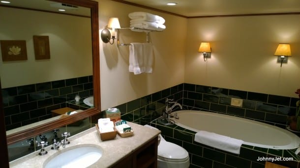 The Post Hotel bathroom suite