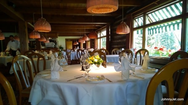The Dining Room at the The Post Hotel Lake Louise  