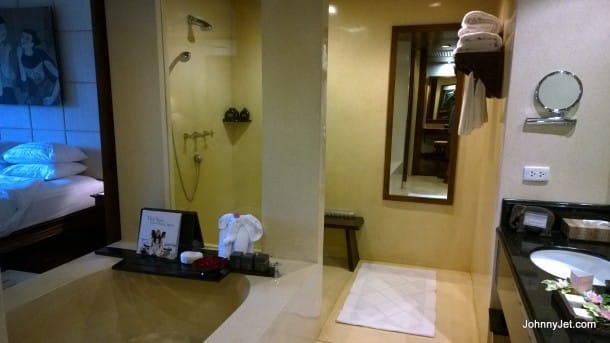 Our bathroom at Anantara Hotel Chiang Rai