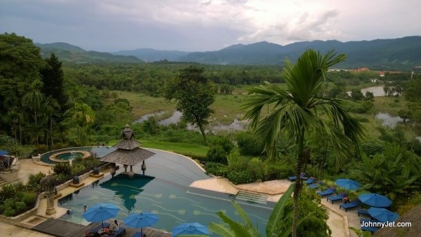 Pool at Anantara Hotel Chiang Rai