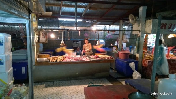 Local market near Anantara Hotel Chiang Rai  