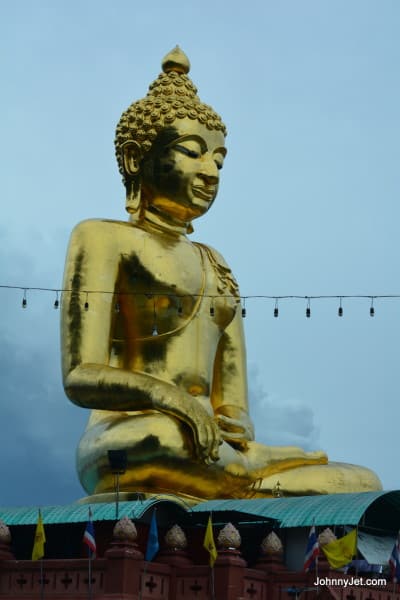 Buddha statue near Anantara Hotel Chiang Rai