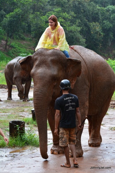Anantara Hotel Chiang Rai elephant camp