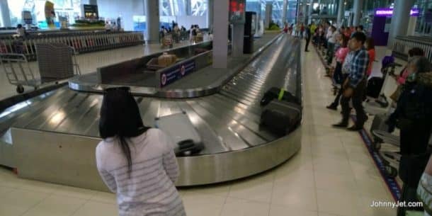 Bangkok's BKK Airport baggage claim. Credit: Johnny Jet