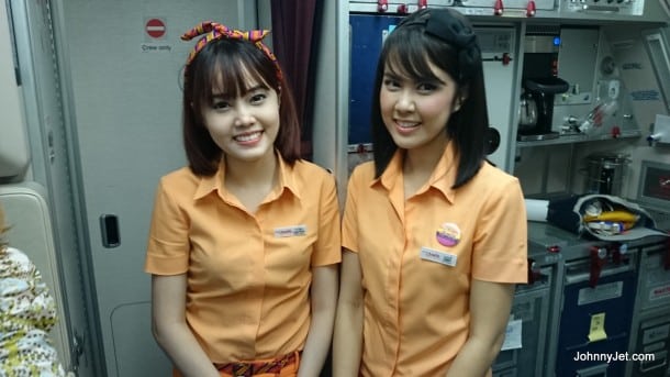 
Thai Smile flight attendants on CEI to BKK flight