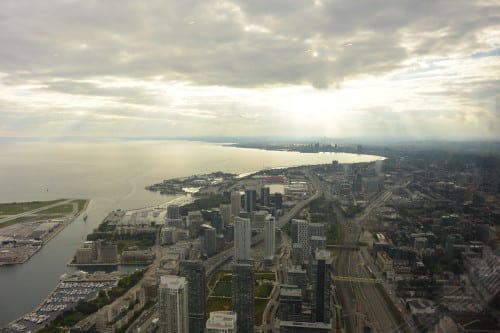 View of Toronto from the CN Tower