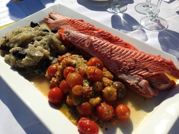 Second course: Salt Baked Stikine River Sockeye Salmon