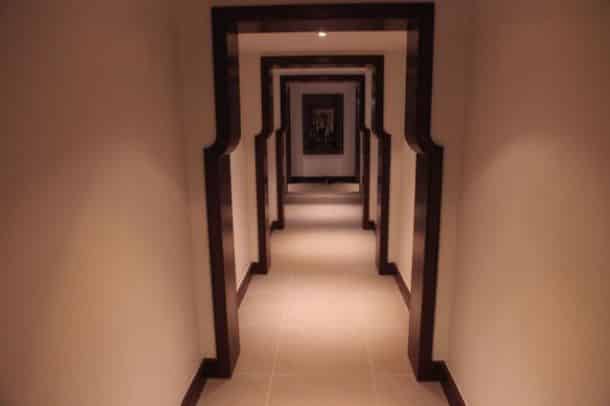Hallway to spa at Anantara