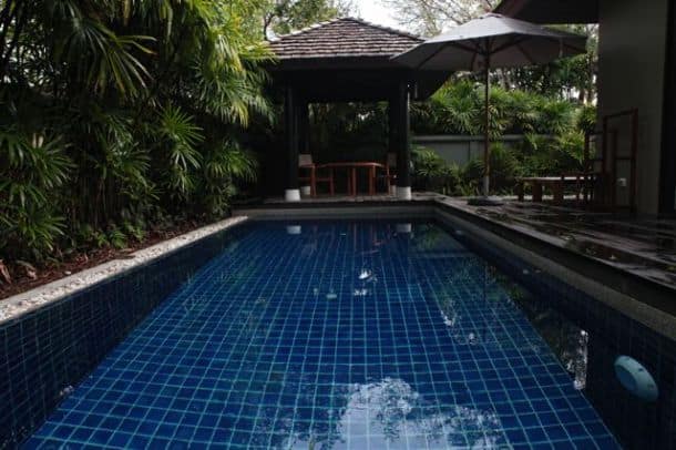 Private, larger pool at Anantara