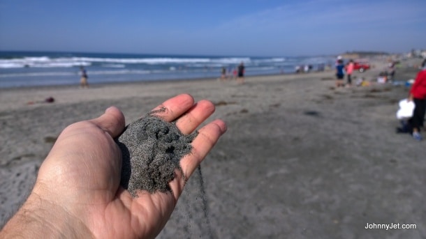 Sand of Del Mar, California