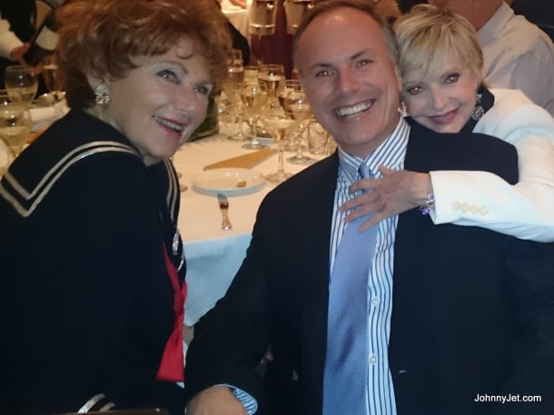 Marion Ross and Florence Henderson at Regal Princess Love Boat Christening dinner