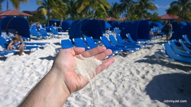 Princess Cays Bahamas sand