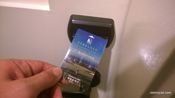 Room key at Terranea Resort