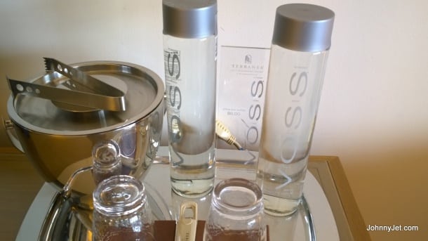 $6 bottles of Voss at Terranea Resort
