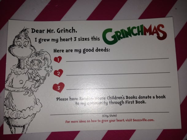 Postcard for the Grinch