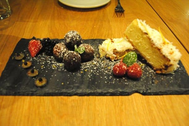 Hotel Vermont's Juniper's dessert