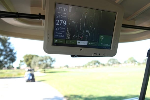Golf cart GPS