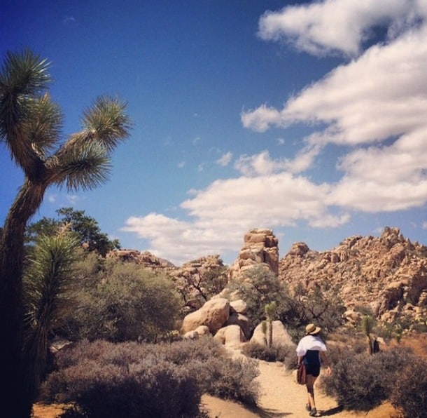 On the Hidden Valley Trail in Joshua Tree National Park