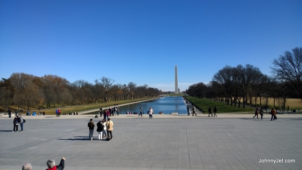 Walking to the Washington Monument