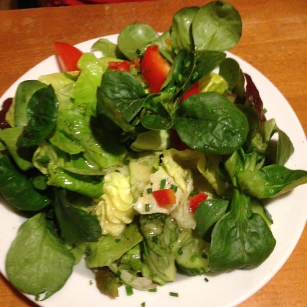 Microgreen salad