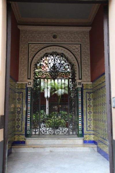 One of many private gardens in Seville 