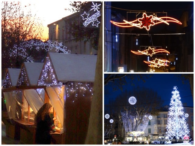 "Village decorations and Christmas market of Salon-de-Provence"