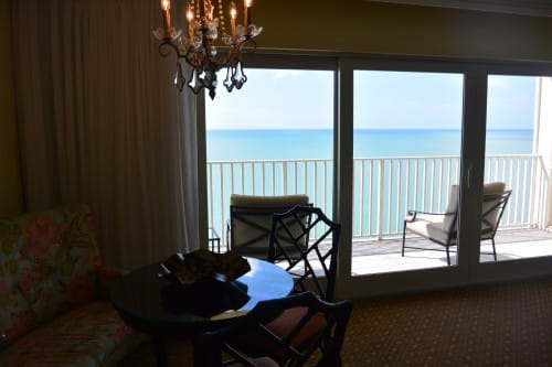 LaPlaya Beach & Golf Resort room overlooking the water