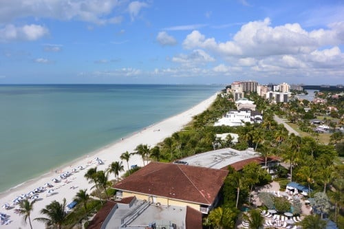 LaPlaya Beach & Golf Resort view from balcony