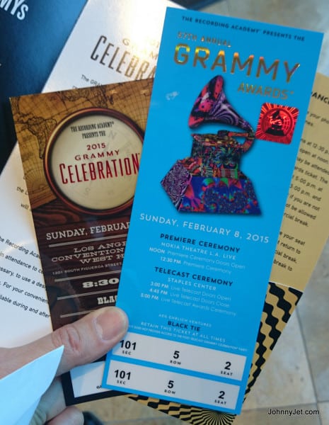 Tickets to the GRAMMYS