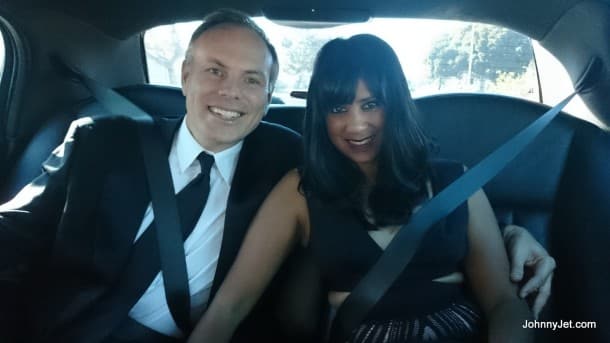 Inside the limo to the GRAMMYs