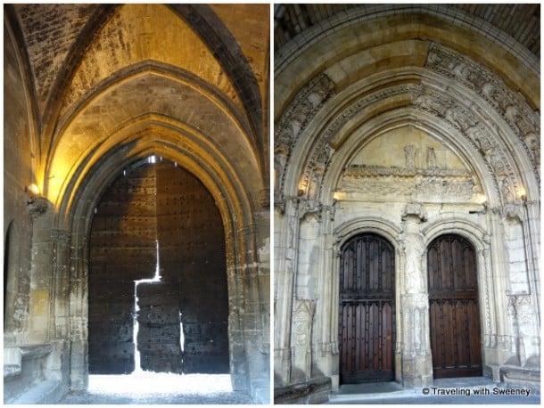 Arched doorways of the Palais des Papes