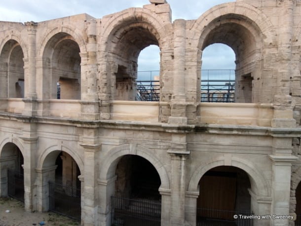 Roman arena and amphitheater in Arles