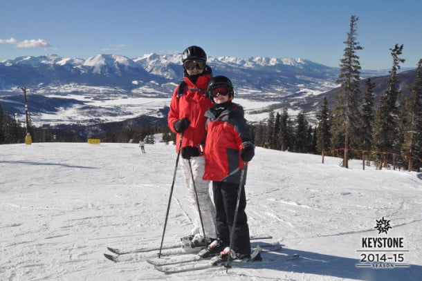 Ames and I on the slopes of Keystone