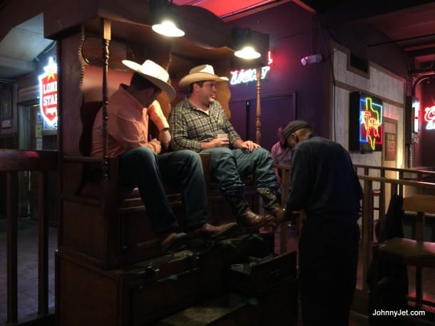 Boot Shine at Billy Bob’s Texas