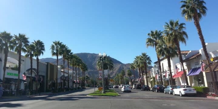 A view of El Paseo Drive