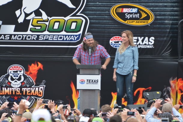Duck Dynasty Welcome at the Texas Motor Speedway for NASCAR’S Duck Commander 500 