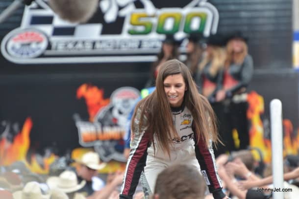 Danica Patrick at the Texas Motor Speedway for NASCAR’S Duck Commander 500 